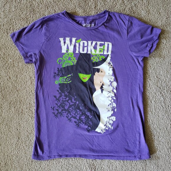 Wicked Fade Key Art Tee official broadway merch Elphaba Glinda - Picture 1 of 6